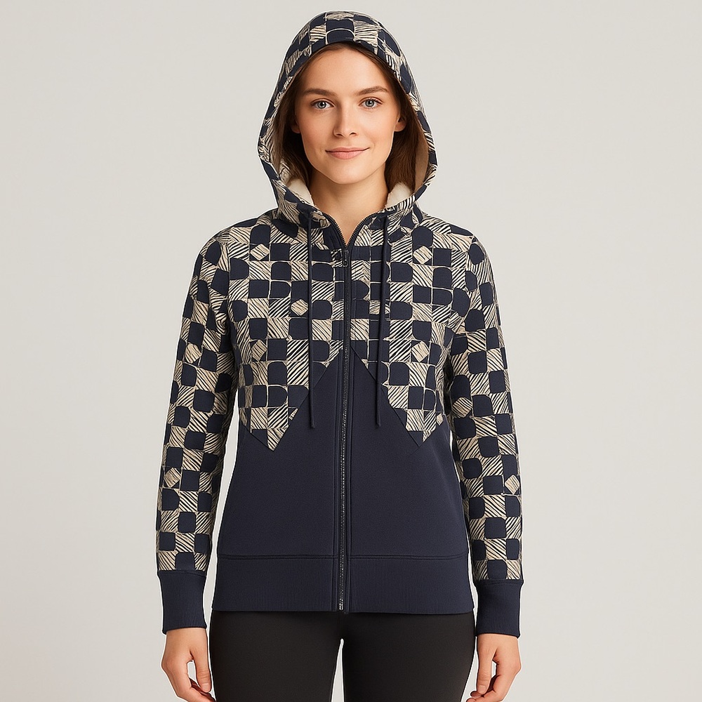 🌀 Adidas Originals Geometric Full-Zip Hoodie Size Large
Retro Street Vibes